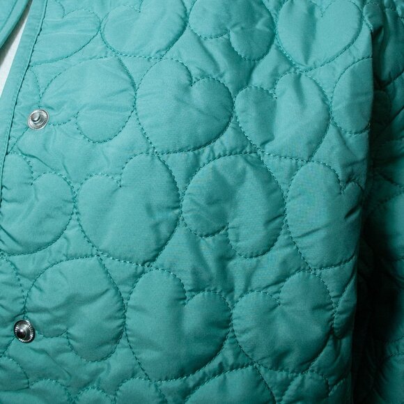 NWT J. Crew Lightweight Quilted Heart Jacket in Adventurine size S - Picture 8 of 15